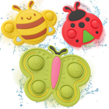 Lehoo Castle Baby Toy for 1 2 Year Old Boys Girls, Suction Cup Spinner Toddler Toys 2 3 Year Olds Boys Girl Gifts(Insect)