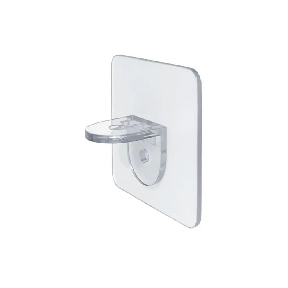 Adhesive Shelf Brackets Nodrill Wall Mounted Shelf Support Pegs, Strong Self Adhesive Holder Clips 2Pcs 9070919982064