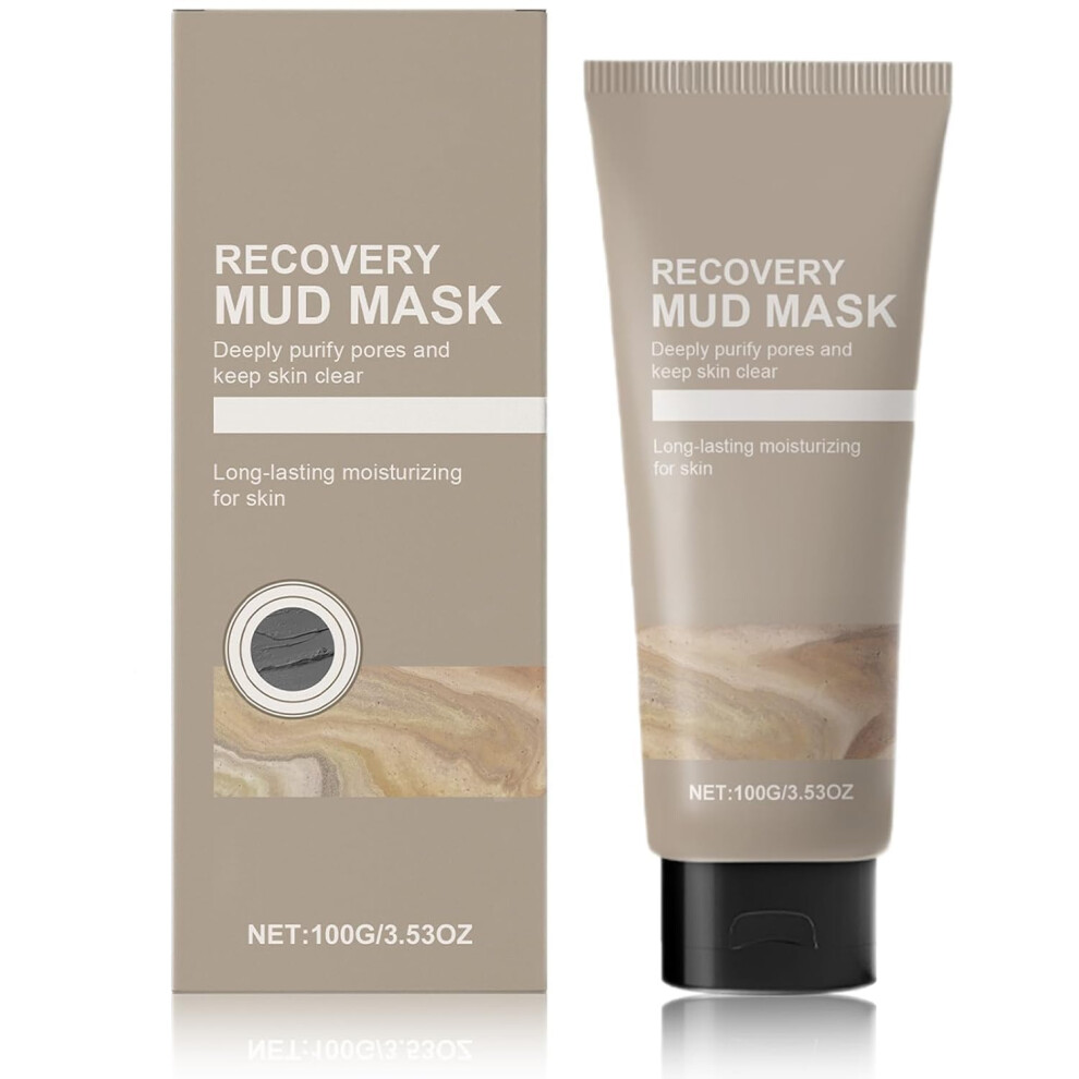 Korean Mud Mask Deep Pore Cleansing for Oily Skin, Soothing Hydrating Face Care