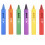 123 BABY Play-tec Bath Crayons for Draw, Develop Creativity, Imagination, Scribble and Make Bath Time Fun, Easy Washable Wipe Clean-6 Pack 2