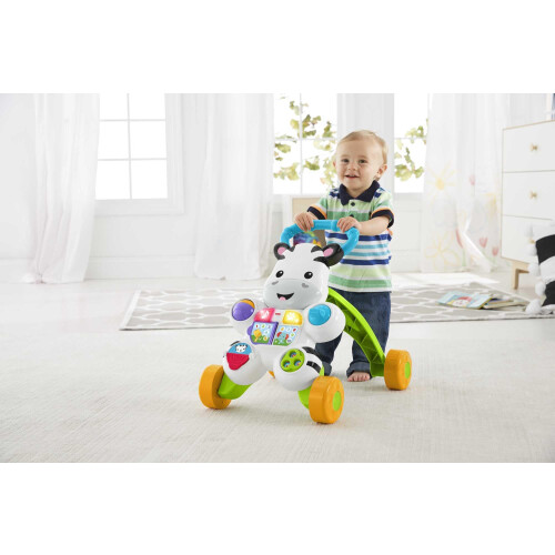 Fisher-Price Fisher-Price Zebra Walker, Version: Spanish - Reduced Packaging, GXC34 2