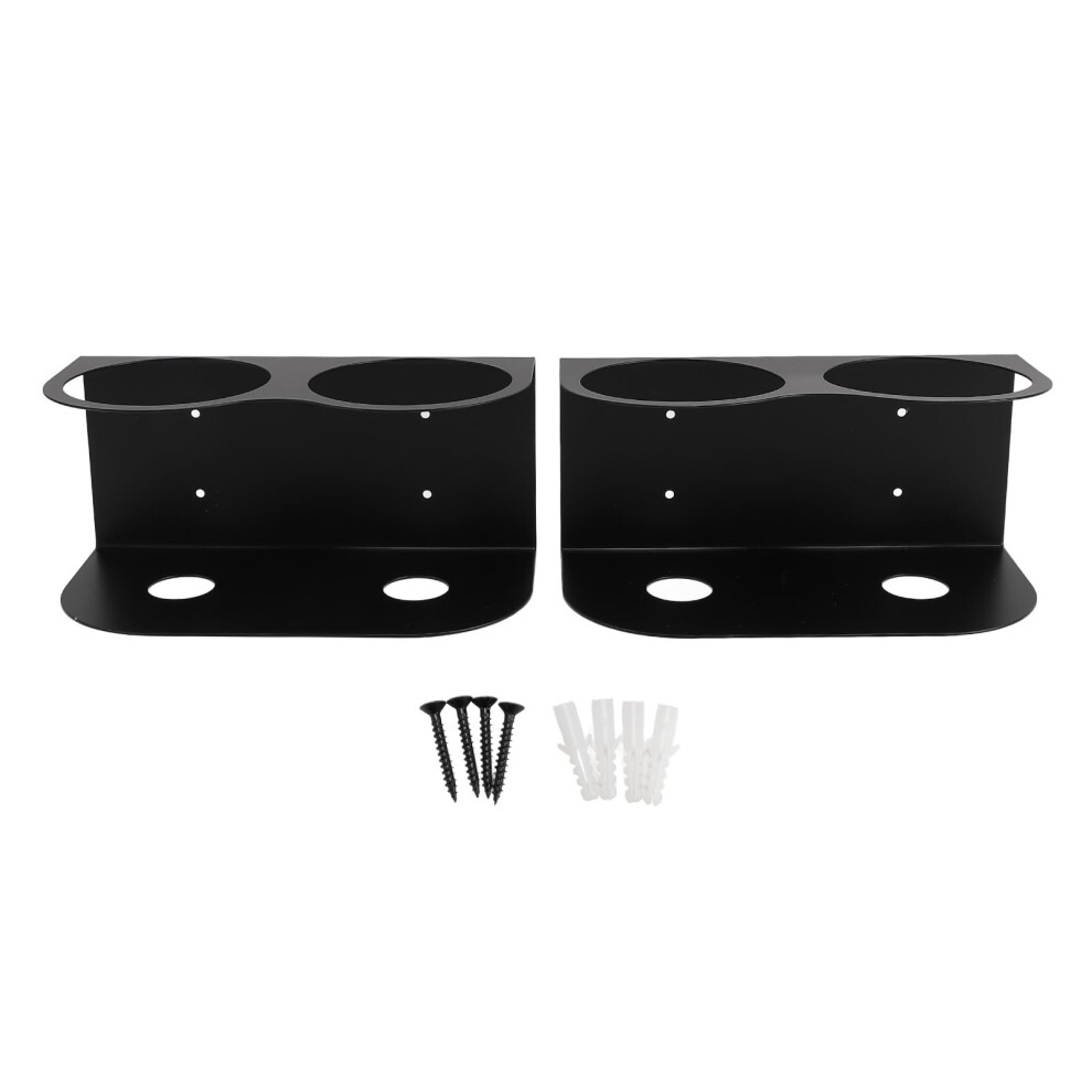 2Pcs Wall Mounted Spray Can Holder, Heavyduty Metal Paint Rack With Double Compartments For Garage 9070919982132
