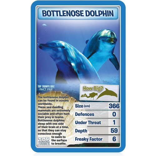 Top Trumps Top Trumps Creatures of the Deep Classic Card Game. Educational 2