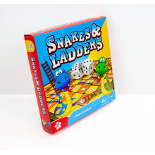 Kids Play Snakes & Ladders Family Classics Board Game 2-6 Players Age 3+