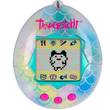 Bandai Tamagotchi Original Mermaid Shell | Tamagotchi Original Cyber Pet 90s Adults and Kids Toy with Chain | Retro Virtual Pets are Great Boys and G