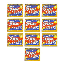 Karrma Ltd. 500 Fun Snaps Party Throw Bangers Snappers Packs - Bonfire Night Guy Fawkes New Years Eve Chinese New Year (10 x 50pcs =500), Multicolor