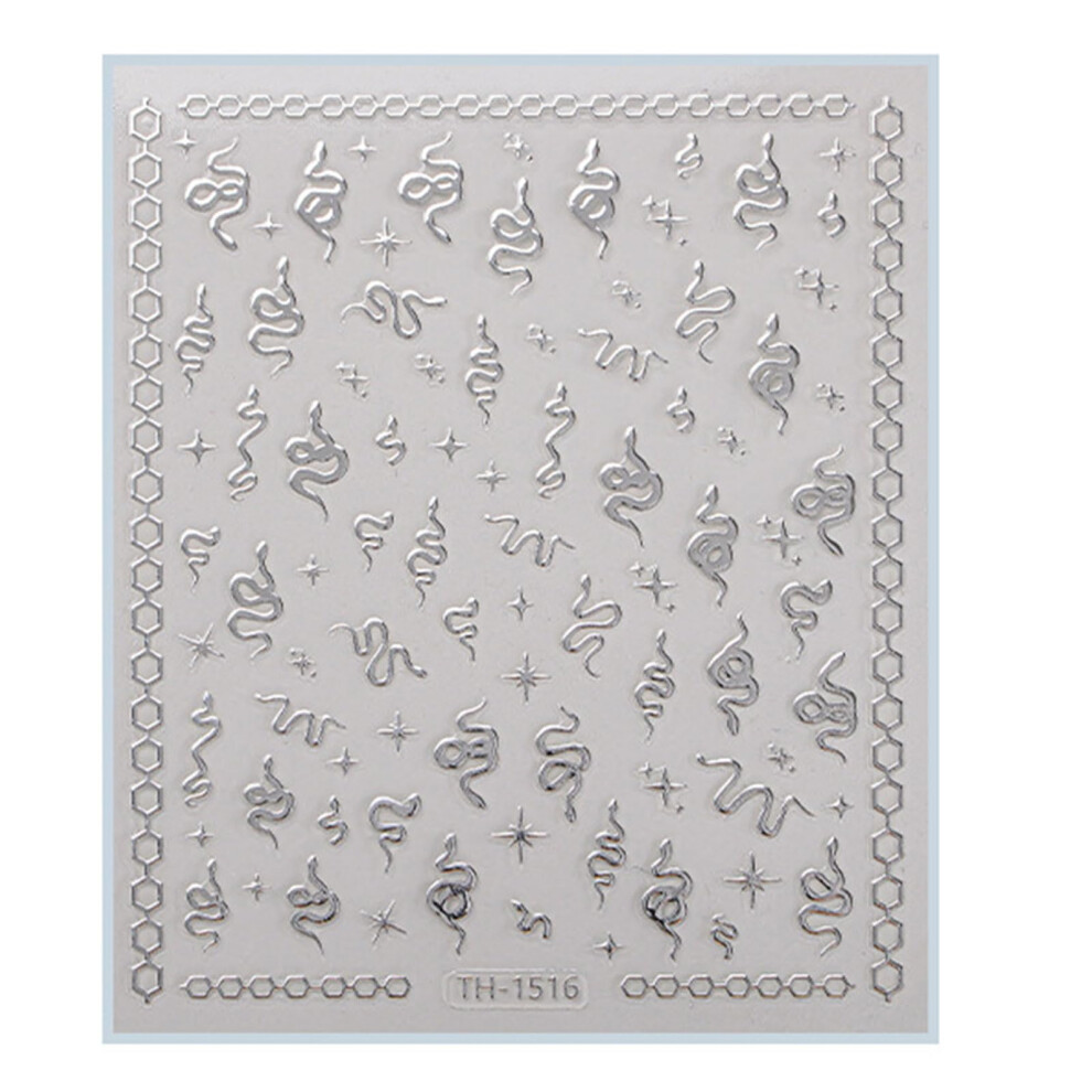 Chinese  Year Nail Art Stickers with Festive Pattern Designs for Women Spring Festival Manicure