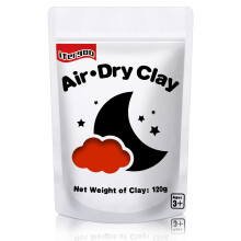 iFergoo Air Dry Clay, Ultra Light Modeling Clay, Magic Clay DIY Creative Modeling Dough, Kids Gifts for Girls Boys (Red Clay)