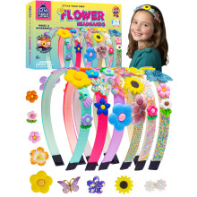PURPLE LADYBUG DIY Haarbänder für Mädchen - Bastelset zum Herstellen von Haarbändern, Geschenk für 6-9 Jährige