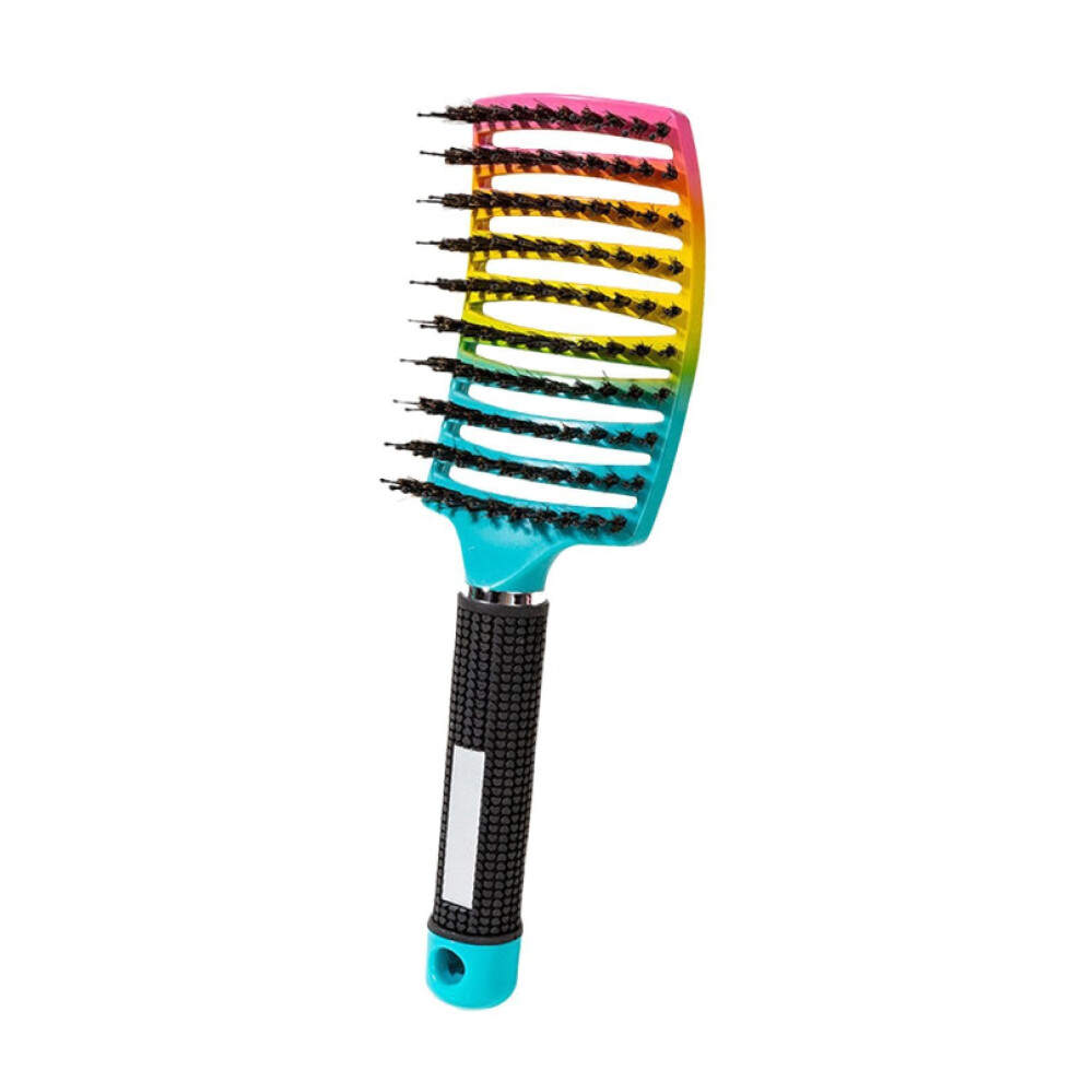 Unisex Detangling Hair Brush For Wet And Dry Hair With Ergonomic Grip And Gentle Scalp Massage