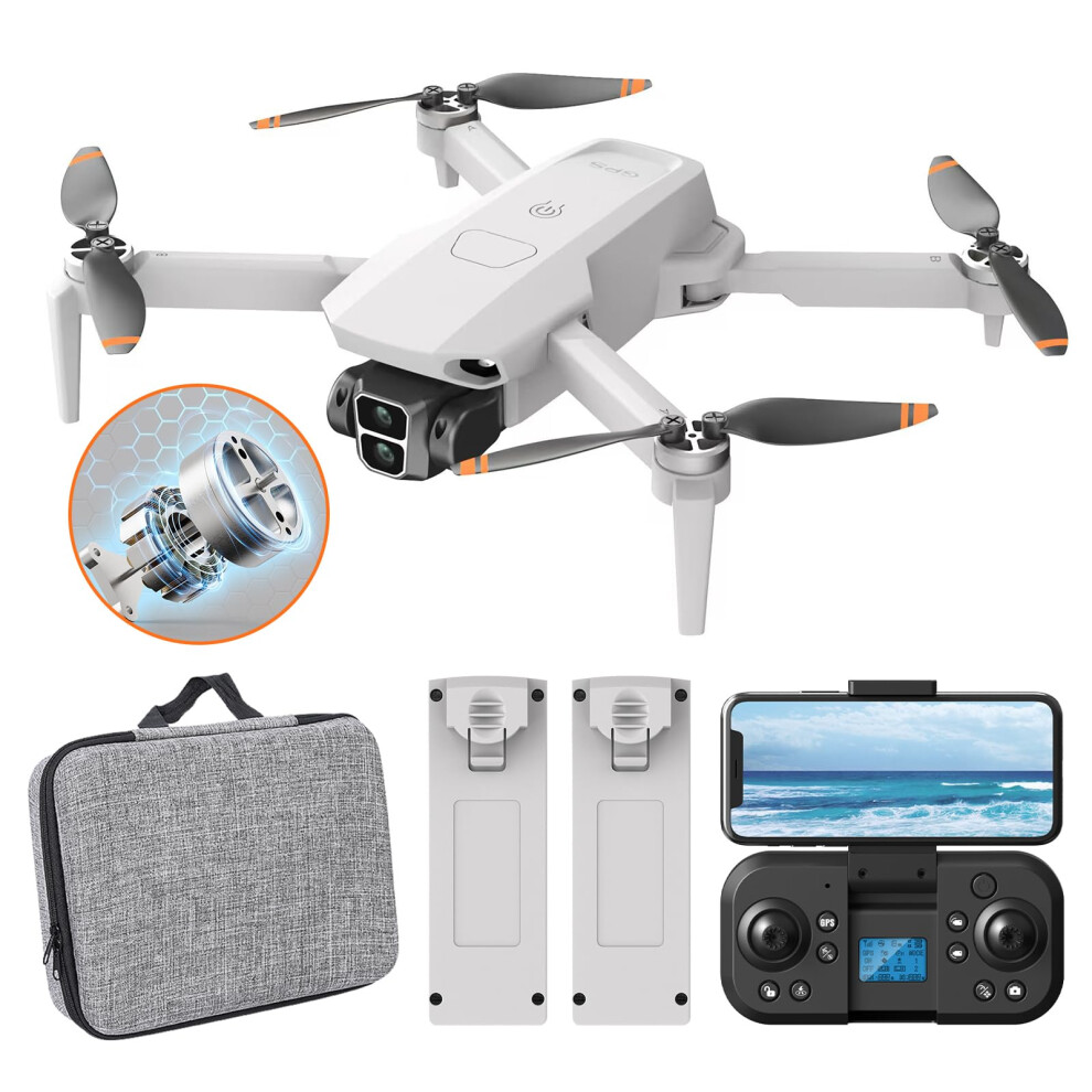 4K Camera Gps Drone With Brushless Motor, Foldable Design, Dual Batteries, Beginner Friendly 9113335739062
