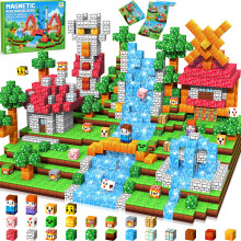 Subtail 216PCS Magnetic Blocks Magnetic Building Blocks Tiles Stacking