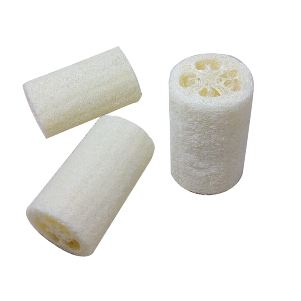 Loofah Bath Sponge Set, Natural Exfoliating Body Scrubber for Shower and Skin Cleansing
