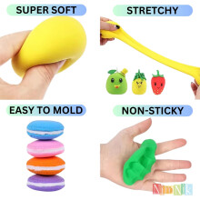 Air Dry Modelling Clay for Kids - 36 Colours, Non-Toxic Air Dry Clay Kit, 3 Sculpting Tools - Stocking Fillers