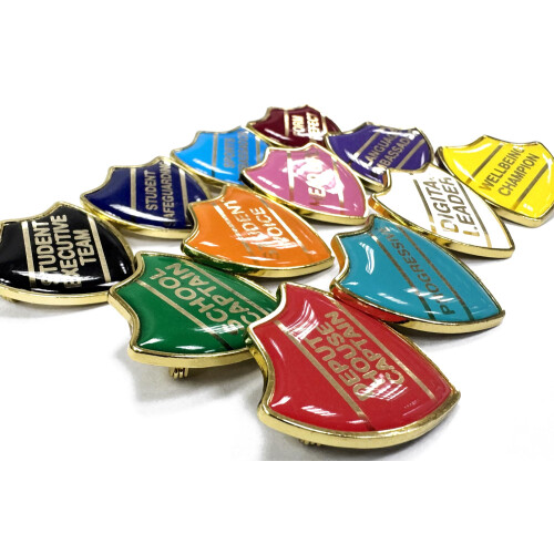 Create Your Own School Shield Badge (Red) 1