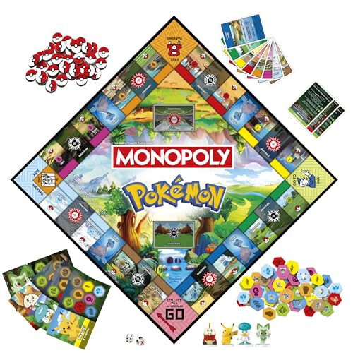 Monopoly Monopoly Pokémon Edition Board Game - English Version 2