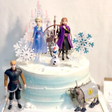 3D Cake Toppers,5PCS Figures Party, Action Figures Cake Toppers,Cartoons Cupcake Figurine For Birthday Baby Shower Theme Party Supplies