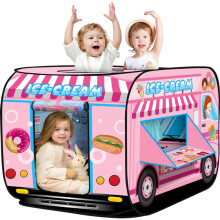 Britik Toys for 3-8 Year Old Kids: Truck Play Tent Pop Up Playhouse Toys for Kids Gifts for 3 4 5 6 7 8 Year Old Boys Girls Toy Presents Foldable Pla