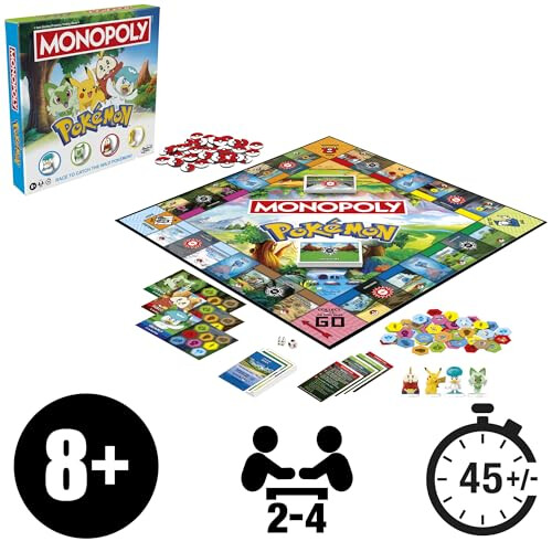 Monopoly Monopoly Pokémon Edition Board Game - English Version 1