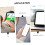 Whale Pattern Webcam Cover Slide 3pcs Cute Privacy Protector for Laptop Tablet Desktop 5