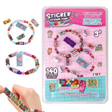 Goorder Sticker Bracelet Set for Kids 6+, 2 Sets DIY Friendship Bracelet Making Kit for Girls - 140 Fun & Creative Stickers, Toys for Ages 6 7 8 9 10