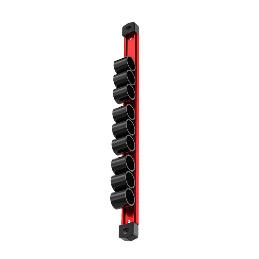 Aluminum Wall Mount Tool Organizer Rack For Garage, Spacesaving Holder For Screwdrivers And Pliers 9092120409253