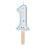 PME Blue Number 1 Candle, Small Size,4.3 cm 1