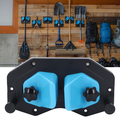 Ski Wall Rack with Secure Locking Snowboard Wall Mount, SpaceSaving Vertical ABS Storage for Home or Garage 2