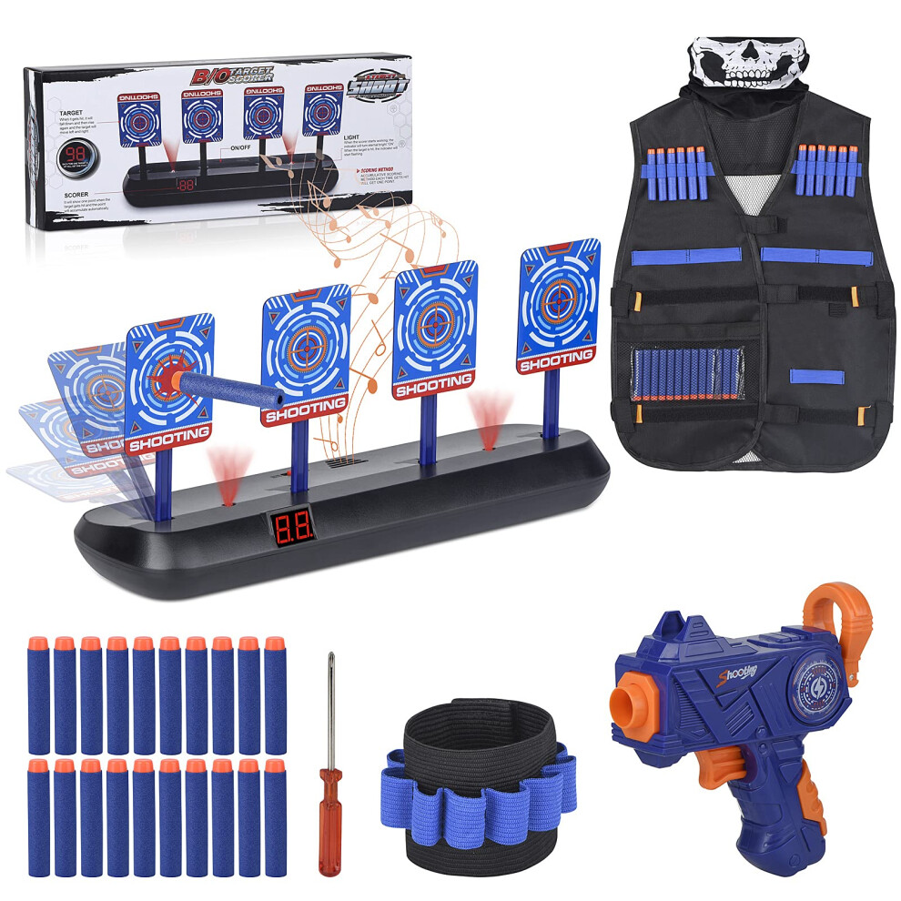 Photos - Other Toys Nerf Target, Electronic Digital Target for Nerf Guns, Funny Gifts for 5-10 Year Old Boys, Outdoor Games, Garden Toys, Thanks