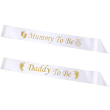 IRYNA Mummy and Daddy To Be Sash Set - Ba