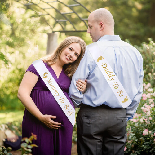 IRYNA Mummy and Daddy To Be Sash Set - Ba 2