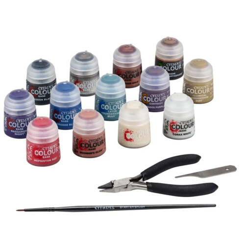 Games Workshop Games Workshop - Warhammer 40,000: Paints + Tools Set 1