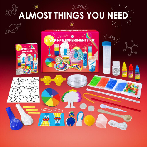 UNGLINGA 40 Experiments Science Kit for Kids Chemistry Set 1