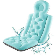 Bath Pillow for Tub Full Body Spa Comfort with Ergonomic Head and Neck Support NonSlip Mat