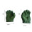 Hulk Fausthandschuhe PVC Cosplay 2