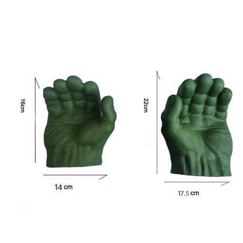 Hulk Handschuhe PVC Cosplay Kinder 2