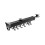 Pull Out Broom Holder Sliding Garage Storage Rack with Adjustable Hooks for Kitchen and Laundry 16.17in 14 Hook 1