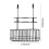 Wall Mounted Storage Shelf Durable Iron Rack for Kitchen Bathroom Space Saving Organizer Black 4