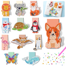 Gifts for 5 6 7 8 9 10 Year Old Girls, Diamond Art Bookmark Crafts for Kids