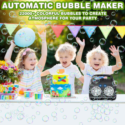 Bubble Machine Automatic Bubble Maker 22000 Bubbles Per Minute Bubble 1