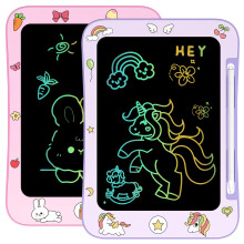 [2 Pack] Genialba LCD Writing Tablet for Kids, Colorful Screen Drawing Board for 3-7 Year Old Boys & Girls - Educational Toys for Birthday & Christma