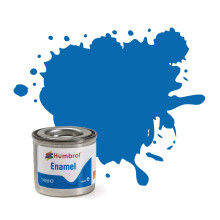 Humbrol Enamel Paint 14ML No 52 Baltic Blue - Metallic