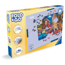 Ravensburger Jigsaw Puzzle Board - Portable Foldable Puzzle Accessory with Storage- For 500 & 1000 Piece Puzzles