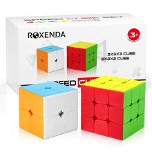 ROXENDA Speed Cube Set 2X2 3X3 Speed Cube Original Fast Cube with Instructi