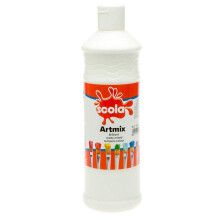 scola Artmix Water Based 600ml Ready Mixed Craft School Childrens Poster Paint White