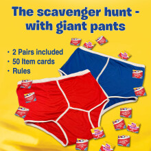 Drumond Park Fill Your Pants | The Scavenger Hunt with Giant Pants | Hilarious Family Games for Kids and Adults | For 6 Year Olds and Up | Active Par