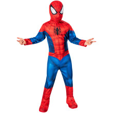 Rubies Official Marvel Spider-Man Flat Chest Classic Child Costume, Kids Superhero Fancy Dress, Age 3-4 Years Halloween, World Book Day