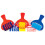 Baker Ross AF731 Sponge Patterned Rollers (Set of 6) 3