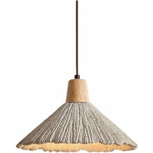 Vintage Pendant Light with Adjustable Hanging Cone Shade for Kitchen Island or Dining Room
