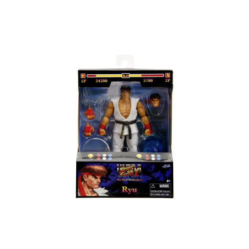 Jada RYU STREET FIGHTER 6" DELUXE COLLECTOR FIGURE